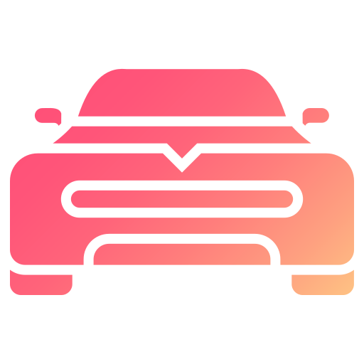 samochód elektryczny Generic gradient fill ikona