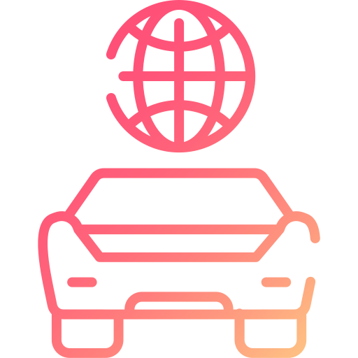 auto Generic gradient outline icono