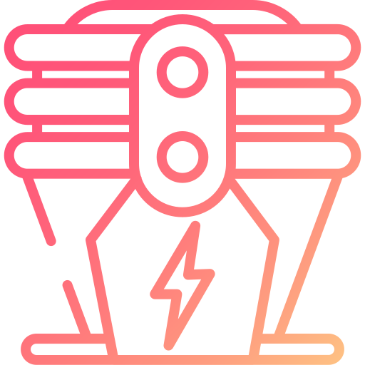 elektrische motor Generic gradient outline icoon