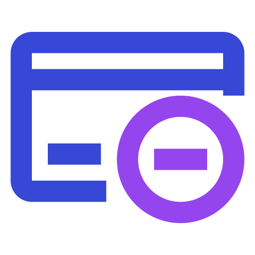 carta di credito Generic color outline icona