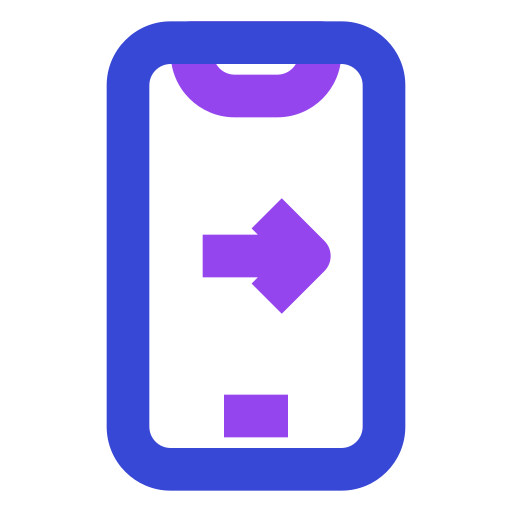 Мобильный телефон Generic color outline иконка