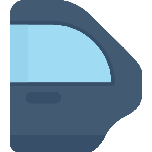 drzwi samochodowe Generic color fill ikona