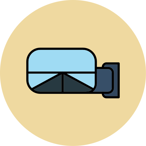 specchietto laterale Generic color lineal-color icona