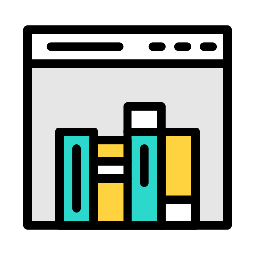 Library Generic color lineal-color icon