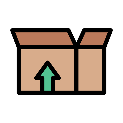 caja de cartón Generic color lineal-color icono