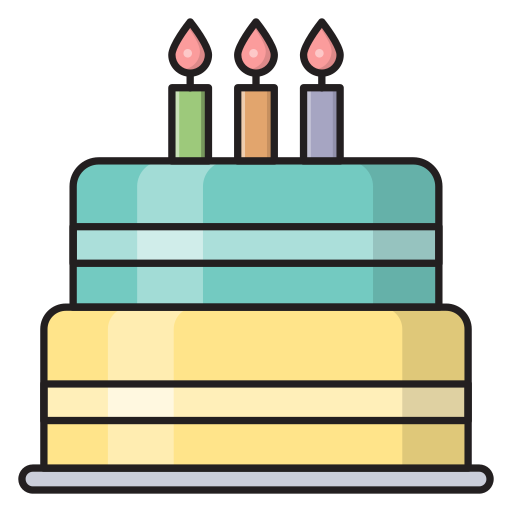 Cake Generic color lineal-color icon