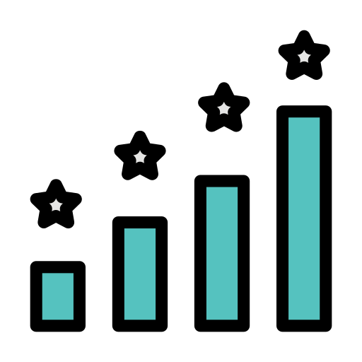 Chart Generic color lineal-color icon