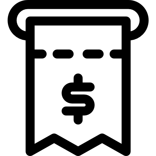 fattura Basic Rounded Lineal icona