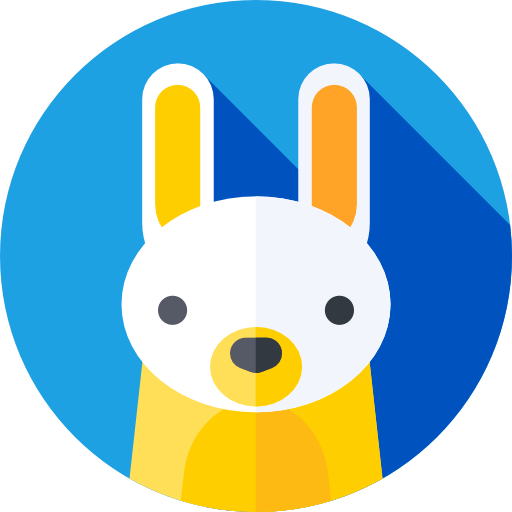 Rabbit Flat Circular Flat icon