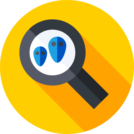 Search Flat Circular Flat icon