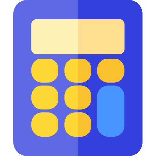 taschenrechner Basic Rounded Flat icon