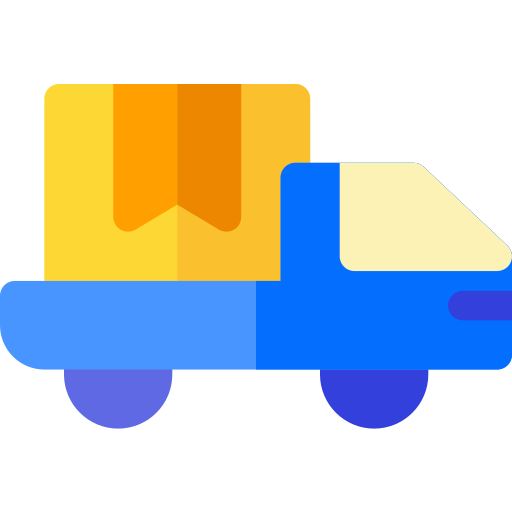 transporte Basic Rounded Flat icono