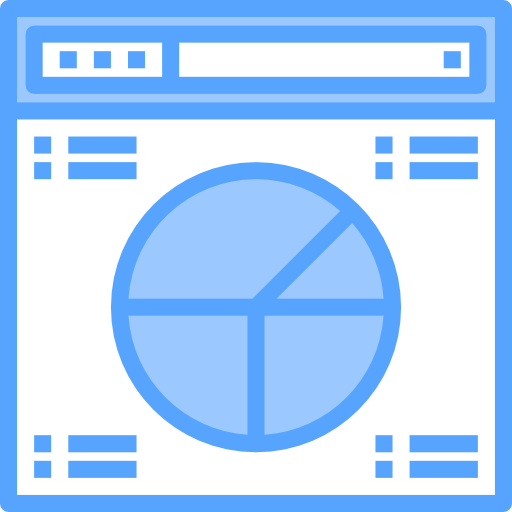wykres kołowy Catkuro Blue ikona