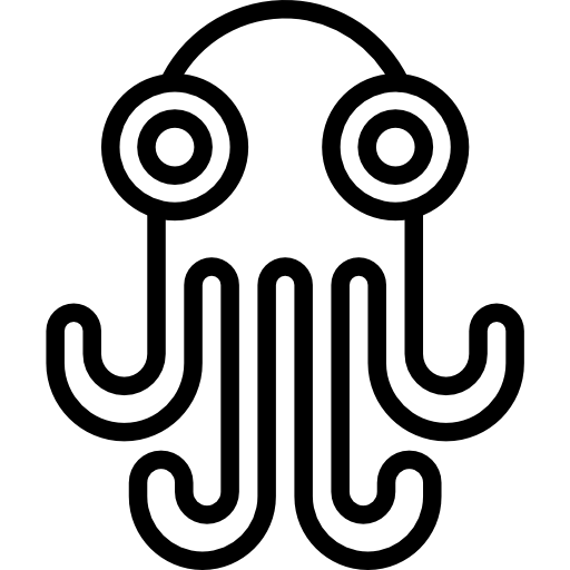 Осьминог Darius Dan Lineal иконка