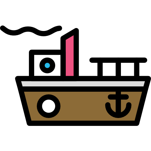 barca Darius Dan Lineal Color icona