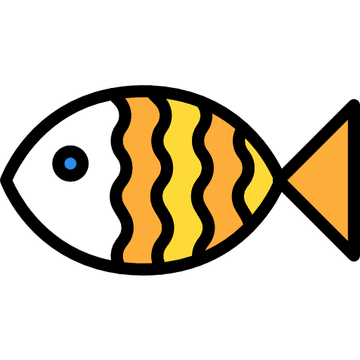 ryba Darius Dan Lineal Color ikona
