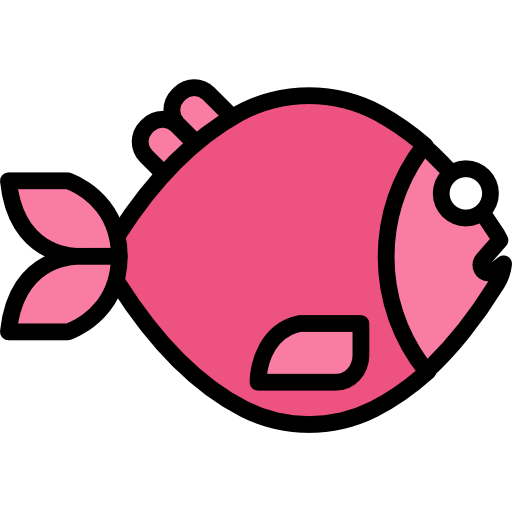 pescado Darius Dan Lineal Color icono
