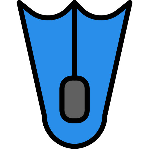 flippers Darius Dan Lineal Color icoon