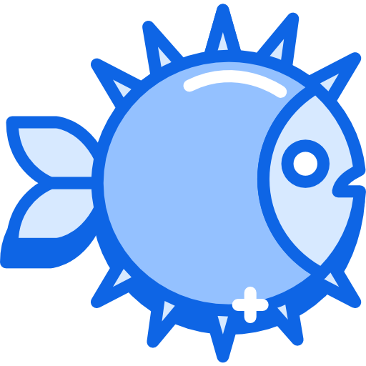 Puffer fish Darius Dan Blue icon
