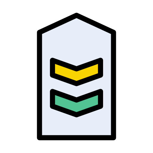 militär Generic color lineal-color icon