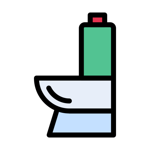 Bathroom Generic color lineal-color icon
