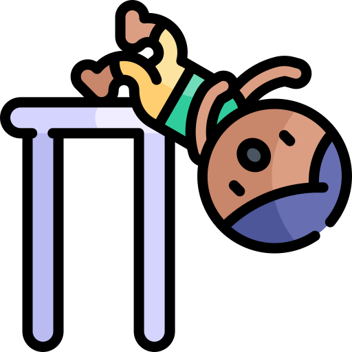 High jump Kawaii Lineal color icon