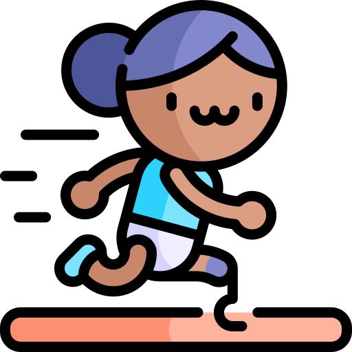 juegos paralímpicos Kawaii Lineal color icono