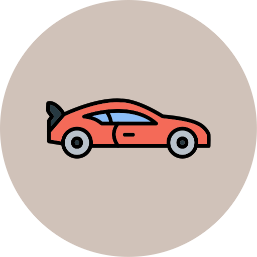 auto da corsa Generic color lineal-color icona