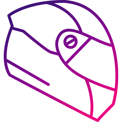 casco Generic gradient outline icono