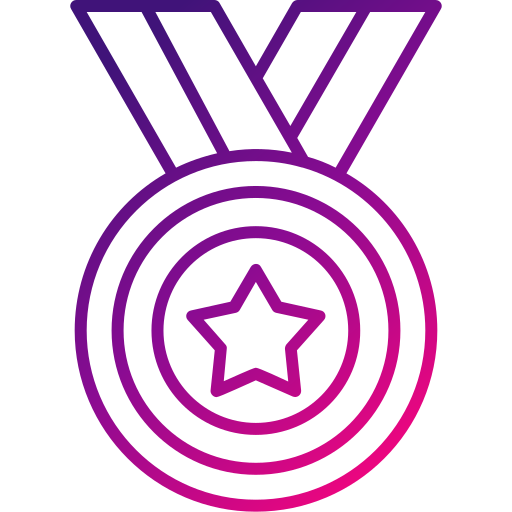 Medal Generic gradient outline icon