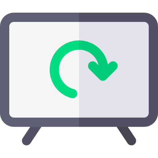 televisor Basic Rounded Flat icono