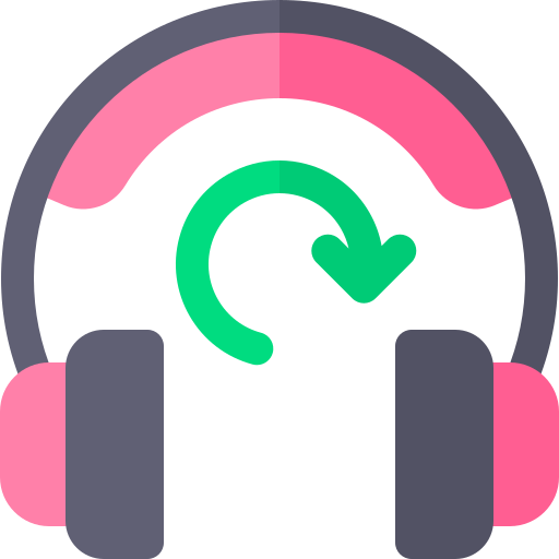 Headphone Basic Rounded Flat icon