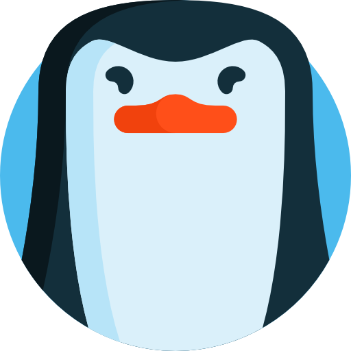 Пингвин Detailed Flat Circular Flat иконка