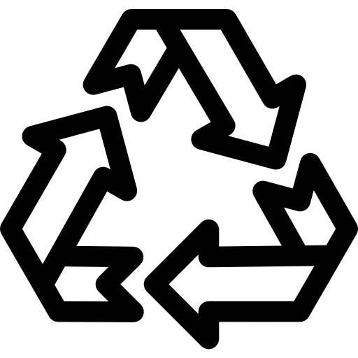 Символ утилизации Basic Rounded Lineal иконка