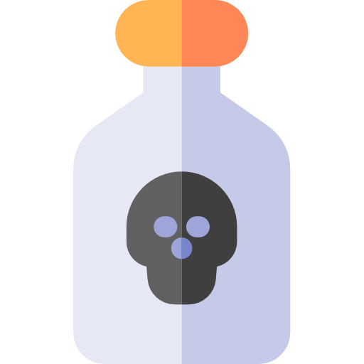 Poison Basic Rounded Flat icon