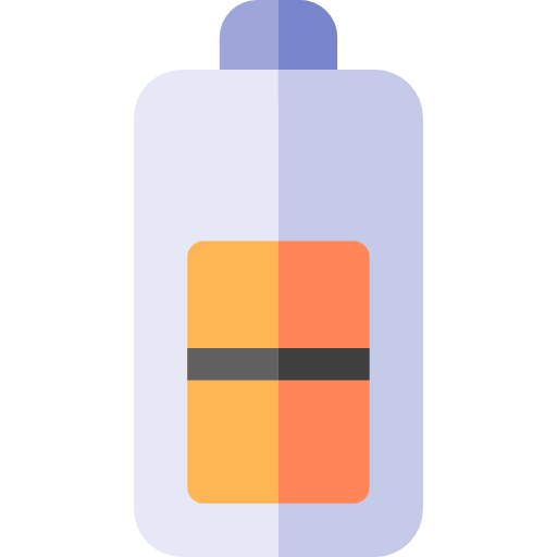 batterie Basic Rounded Flat icon