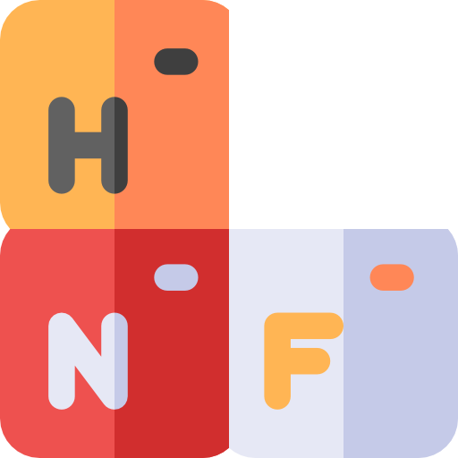 Periodic table Basic Rounded Flat icon