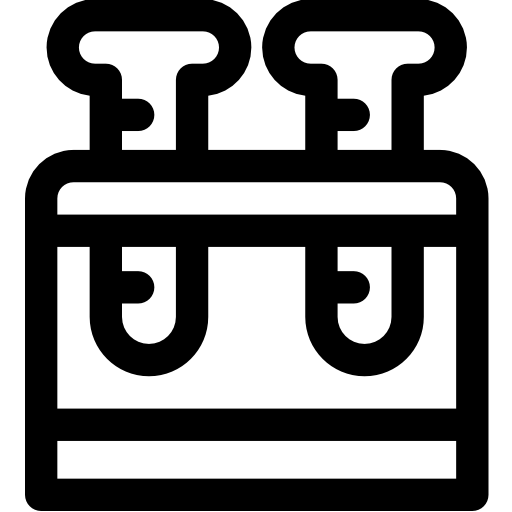 tubos de ensayo Basic Rounded Lineal icono