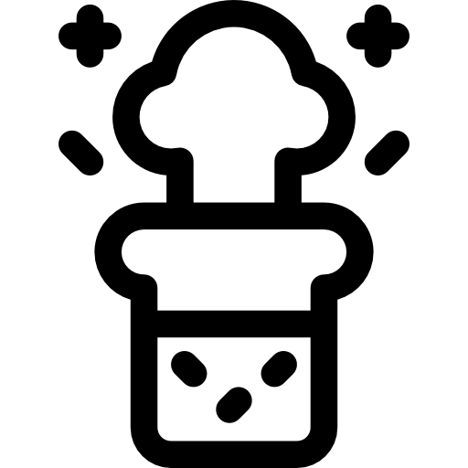 reakcja chemiczna Basic Rounded Lineal ikona