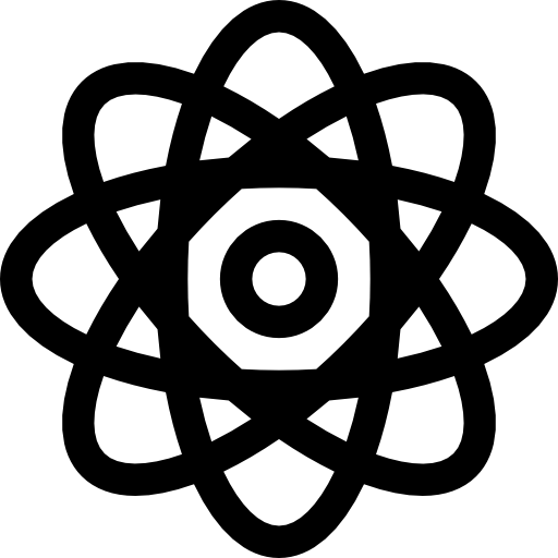 Átomo Basic Rounded Lineal icono