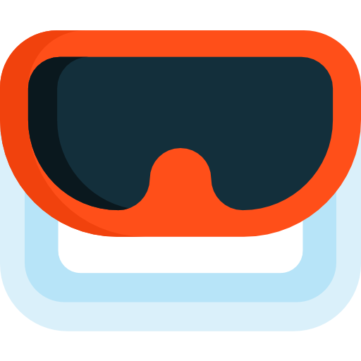 Goggle Kawaii Flat icon
