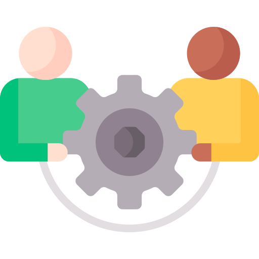 Working together Special Flat icon