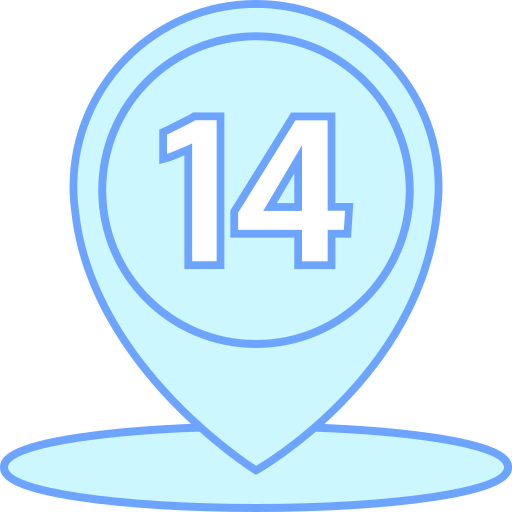 Fourteen Generic color lineal-color icon