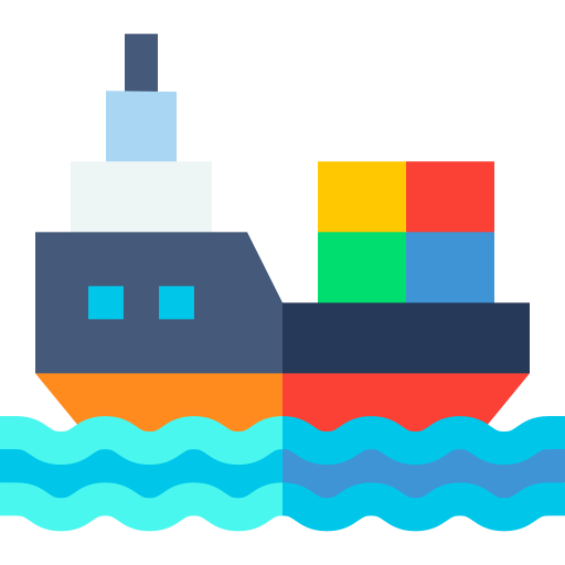 Shipping Basic Straight Flat icon