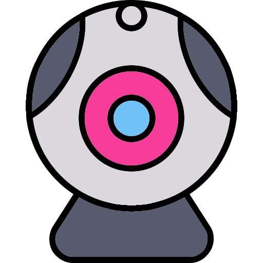 웹 카메라 Generic color lineal-color icon