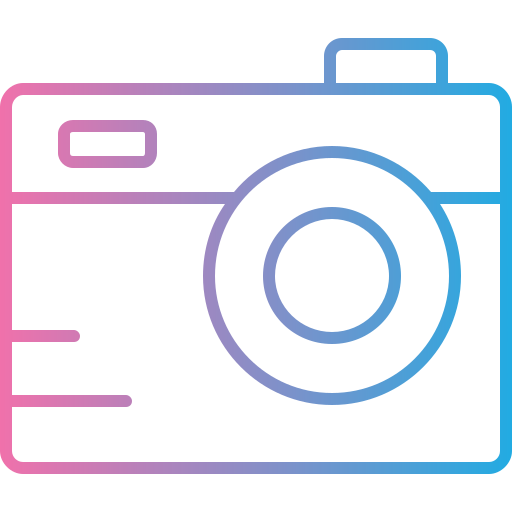 fotocamera Generic gradient outline icona