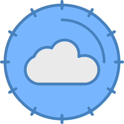 Cloud computing Generic color lineal-color icon