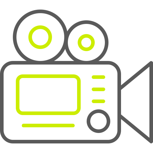 Кинокамера Generic color outline иконка