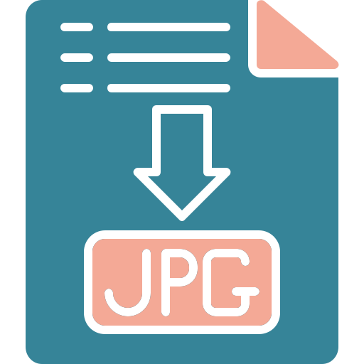 jpgファイル形式 Generic color fill icon