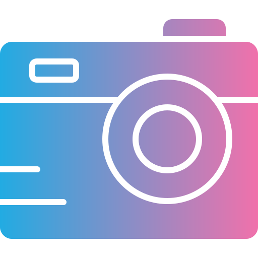 fotocamera Generic gradient fill icoon